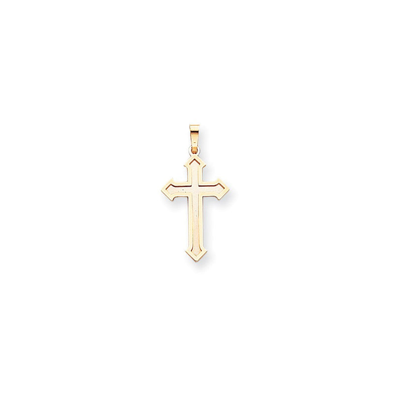14K Bicolor-Gold Passion-Kreuz-Anhänger