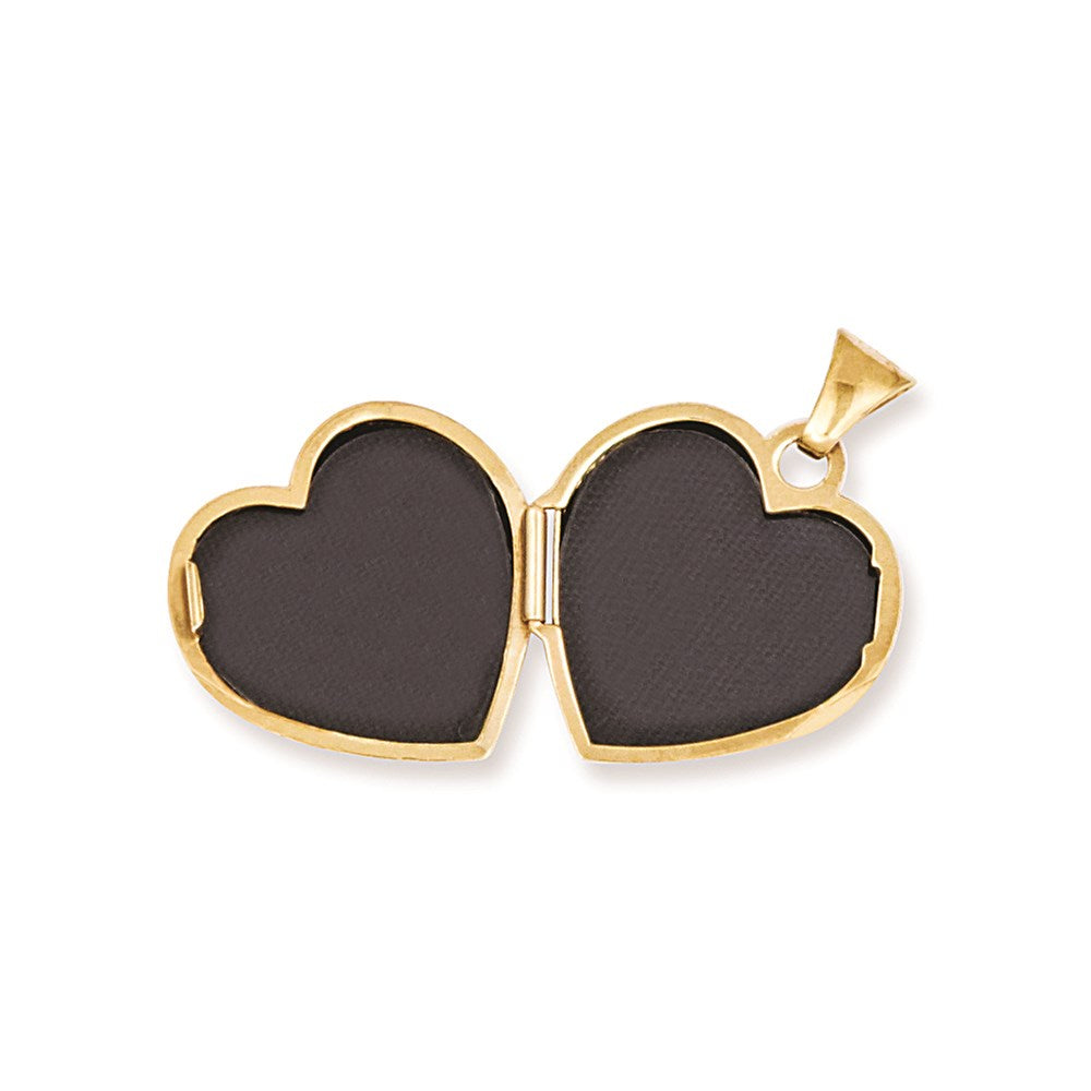 14K Gelbgold 14K Ranke Herz Medaillon