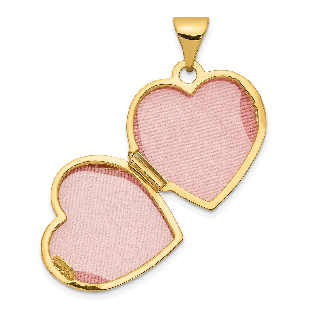 14K Gelbgold 14K Ranke Herz Medaillon