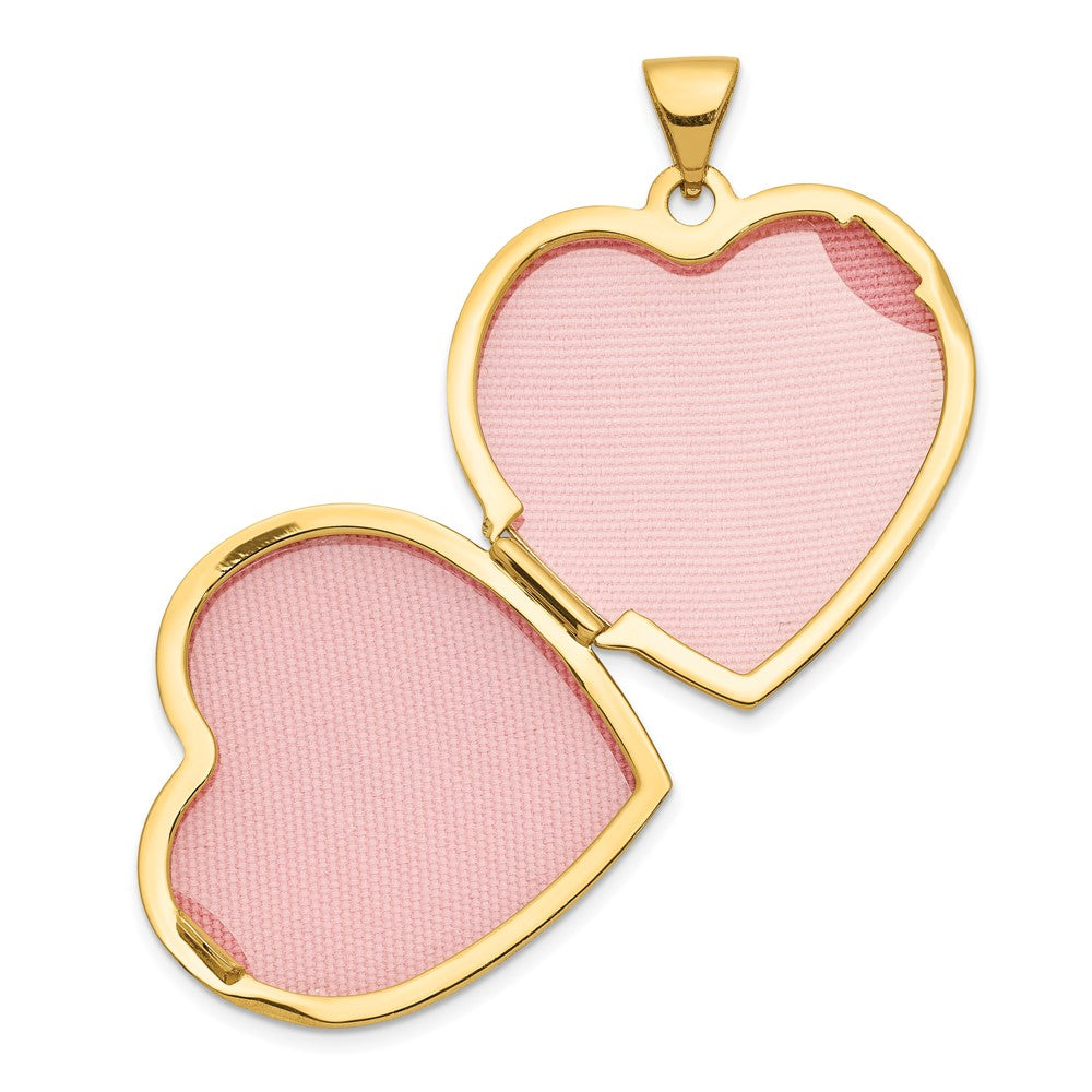 14K Gelbgold 14K Herz Medaillon
