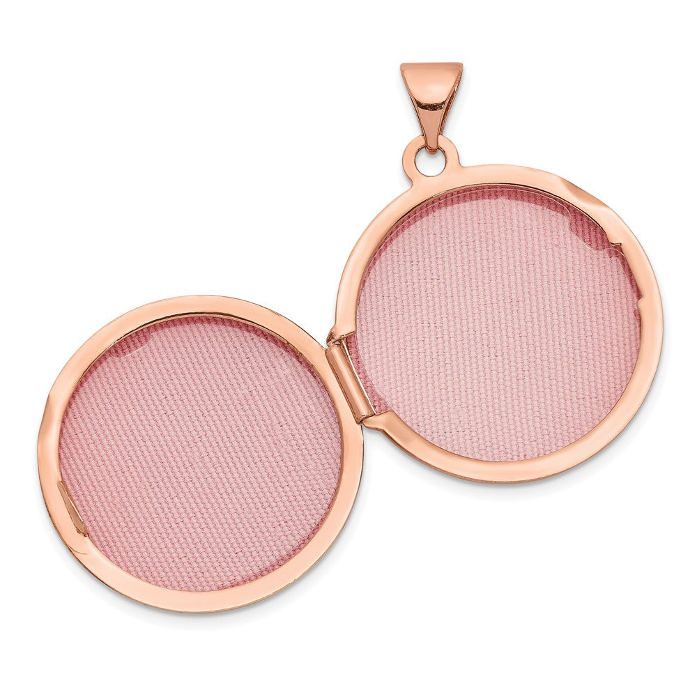 14K Roségold 14K Roségold 20mm Rund Medaillon