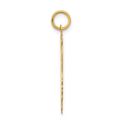 14K Gelbgold 14K.013 Depth Gravierbar Junge Kopf Charm