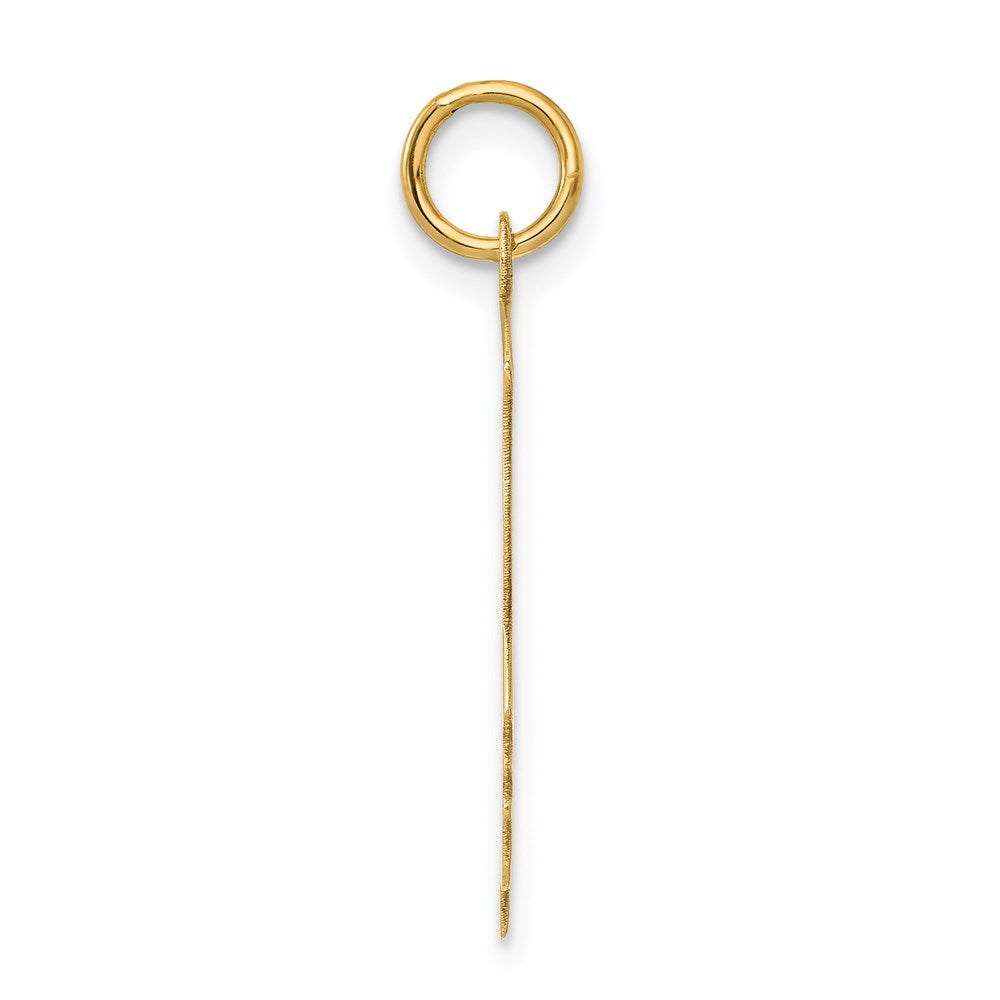 14K Gelbgold 14K.013 Depth Gravierbar Junge Kopf Charm