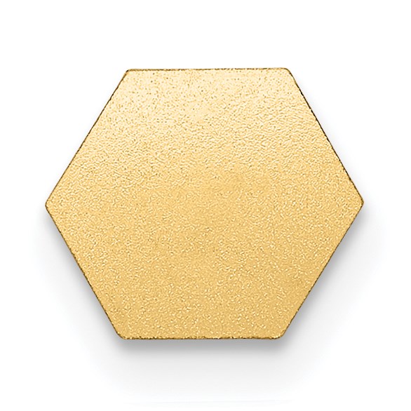 14K Gelbgold 14K Non-enameled Attachable Medizinisch Emblem Charm