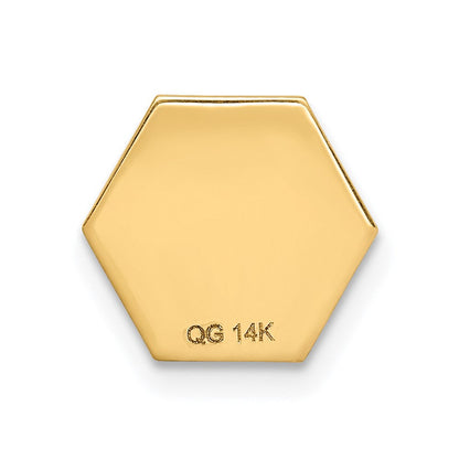 14K Gelbgold 14K Non-enameled Attachable Medizinisch Emblem Charm