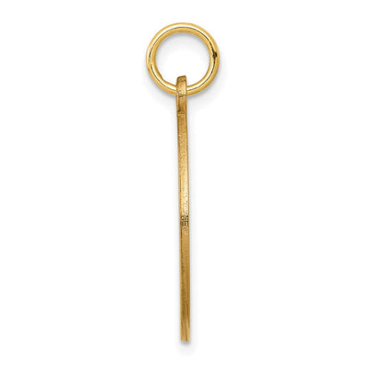 14K Gelbgold Anhänger mit roter Emaille, medizinisches Schmuckstück