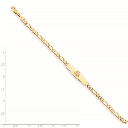 14K Gelbgold 7 Armband Medizinisch Schmuck