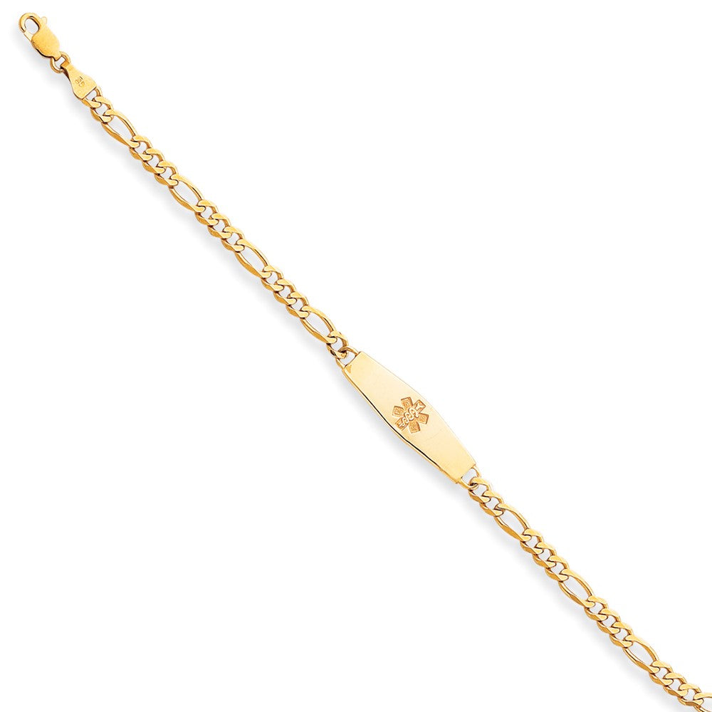 14K Gelbgold 7 Armband Medizinisch Schmuck