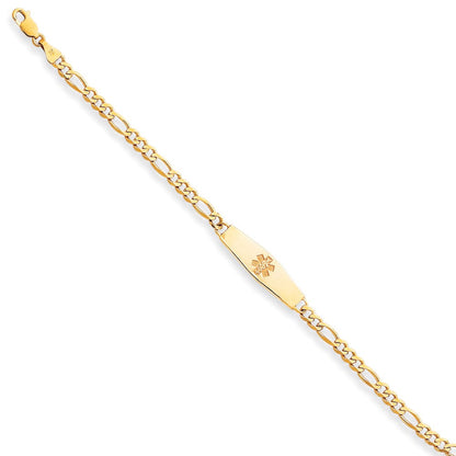 14K Gelbgold 7 Armband Medizinisch Schmuck