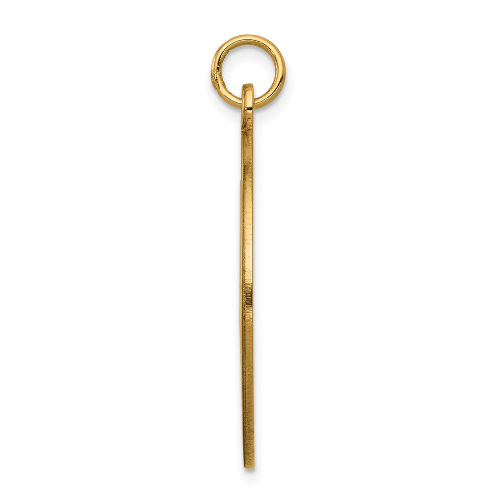 14K Gelbgold Unemaillierter Medizinschmuck-Anhänger