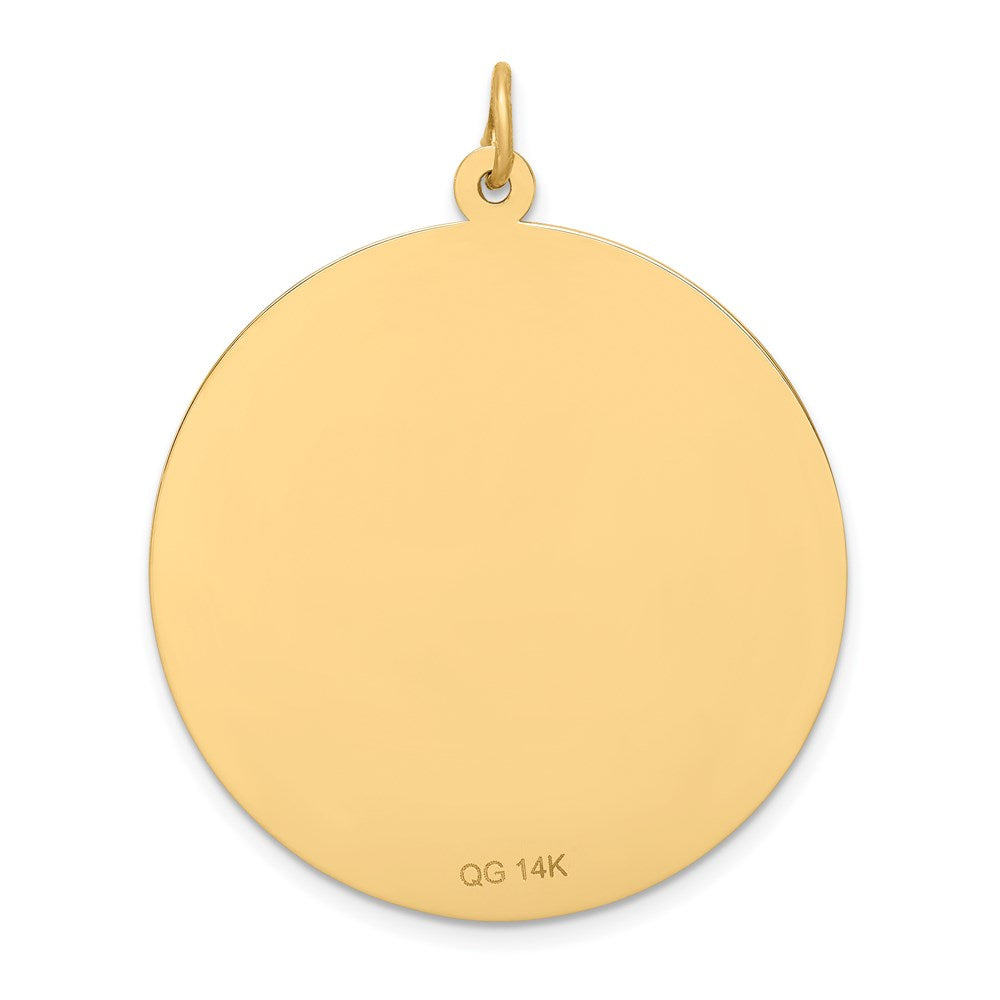 14K Gelbgold Medizin-Schmuck Anhänger, unemailliert