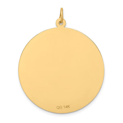 14K Gelbgold Medizin-Schmuck Anhänger, unemailliert