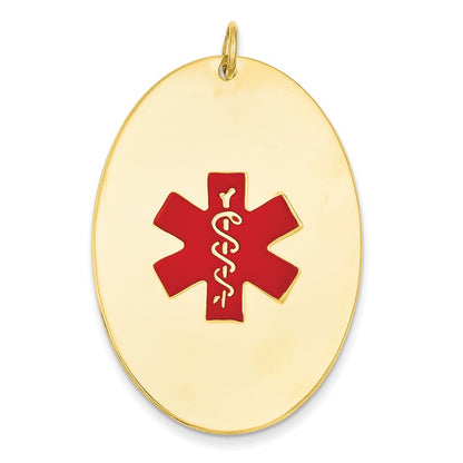 14K Gelbgold Medizinschmuck-Anhänger