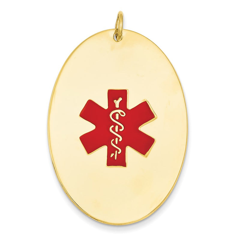 14K Gelbgold Medizinschmuck-Anhänger