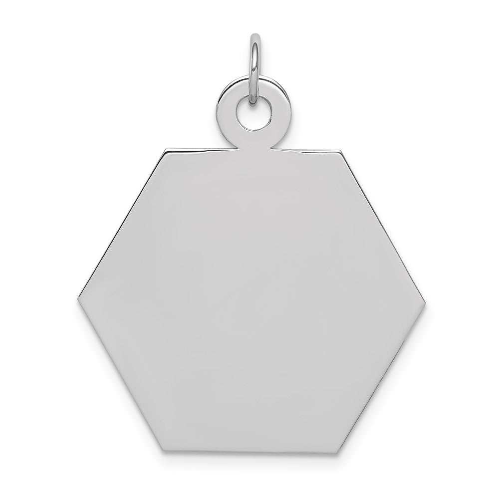 14K Weißgold Medizinschmuck-Anhänger