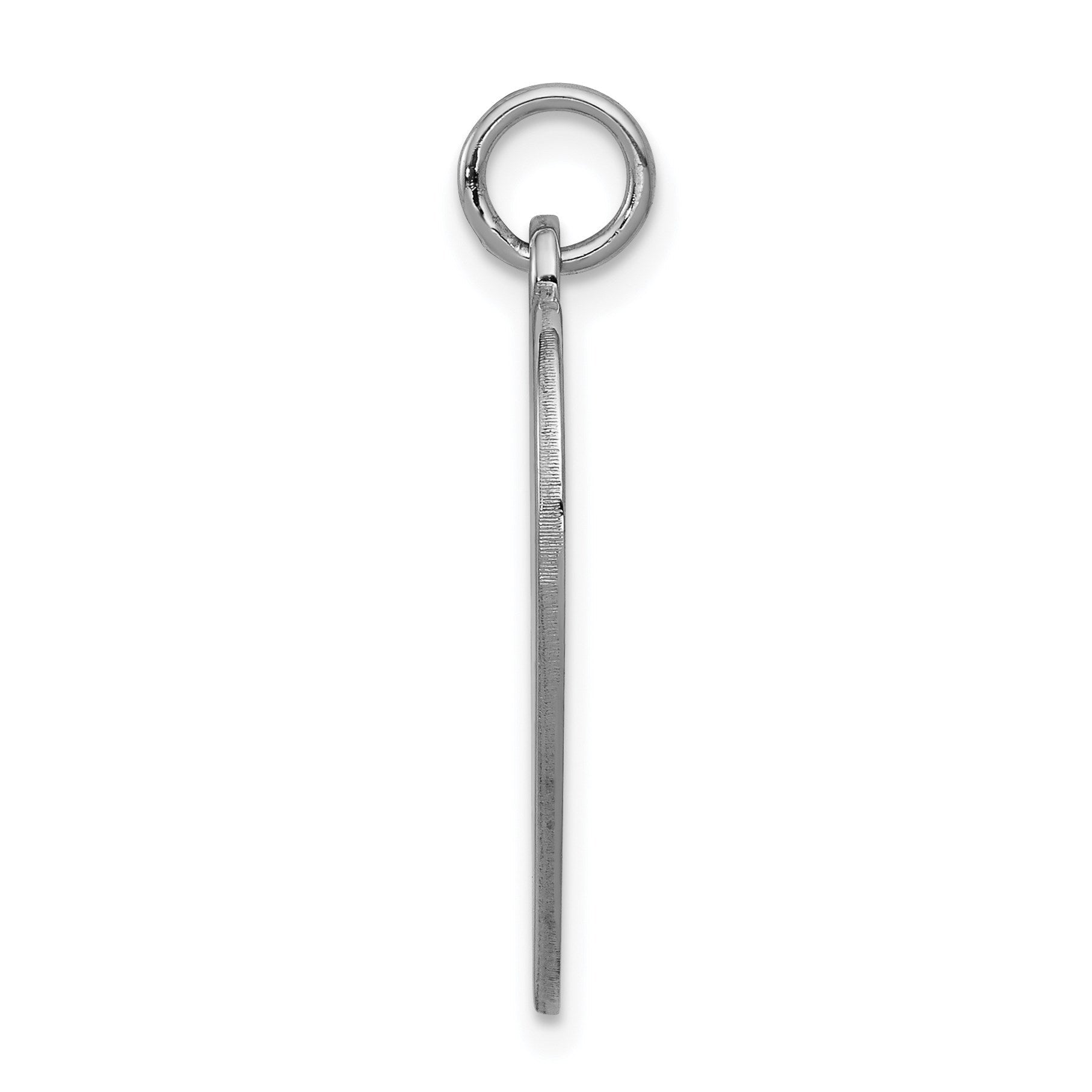 14k Weißgold Medaillenanhänger in Herzform mit Emaille, medizinischer Schmuck
