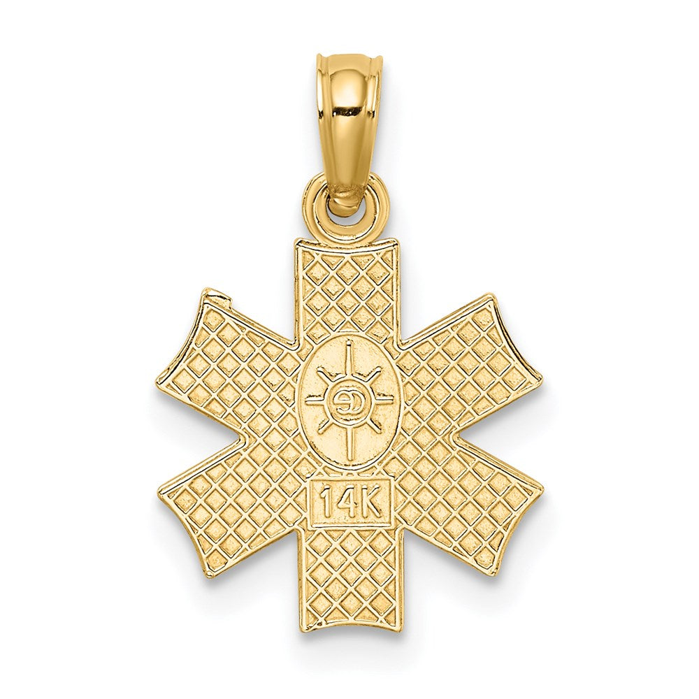 14K Gelbgold 14K Medizinisch Schmuck Symbol Charm