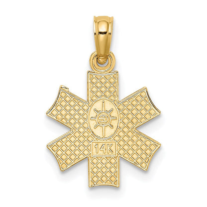 14K Gelbgold 14K Medizinisch Schmuck Symbol Charm