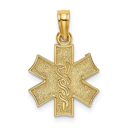 14K Gelbgold 14K Medizinisch Schmuck Symbol Charm