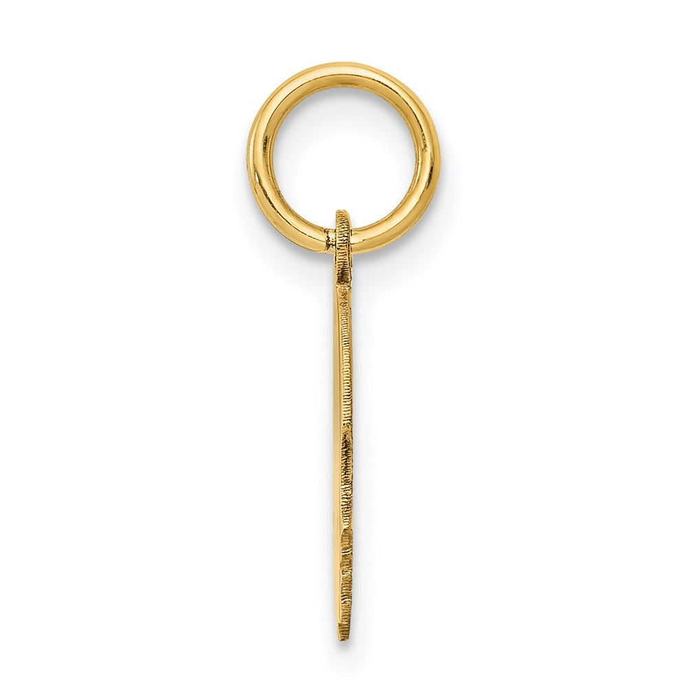 14K Gelbgold 14K.013 Depth Gravierbar Junge Kopf Charm
