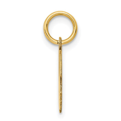 14K Gelbgold 14K.013 Depth Gravierbar Junge Kopf Charm