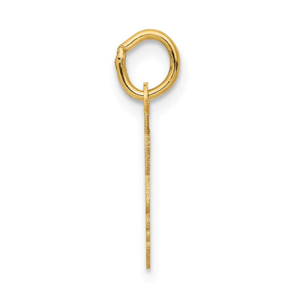 14K Gelbgold 14K.013 Depth Gravierbar Junge Kopf Charm