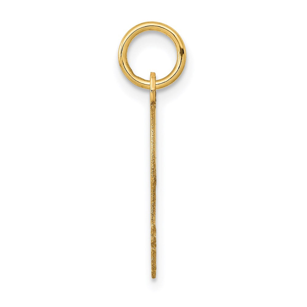 14K Gelbgold 14K.011 Depth Gravierbar Junge Kopf Charm