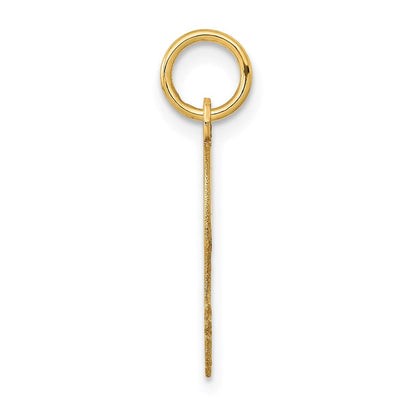 14K Gelbgold 14K.011 Depth Gravierbar Junge Kopf Charm