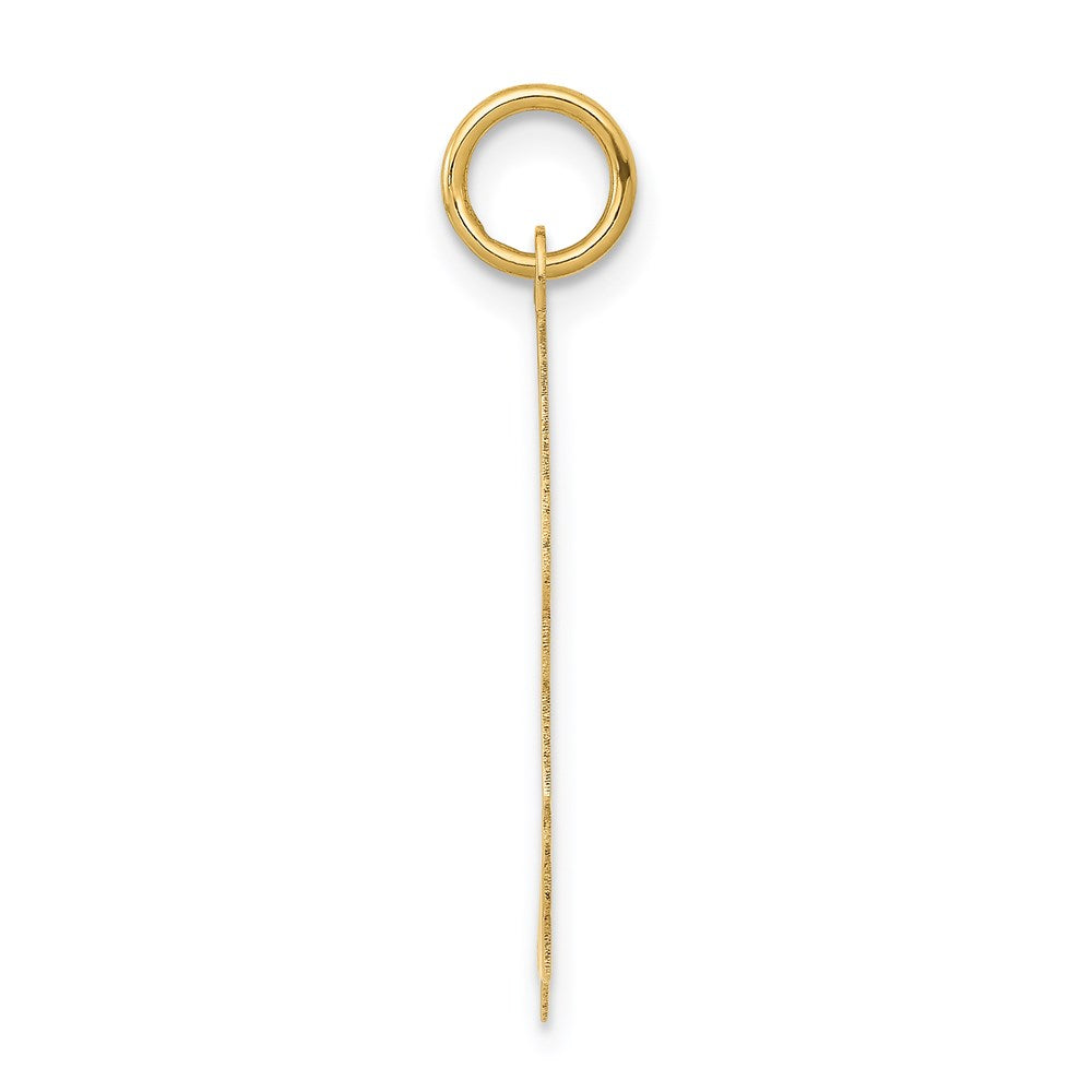 14K Gelbgold.011 Depth Gravierbar Junge Kopf Charm