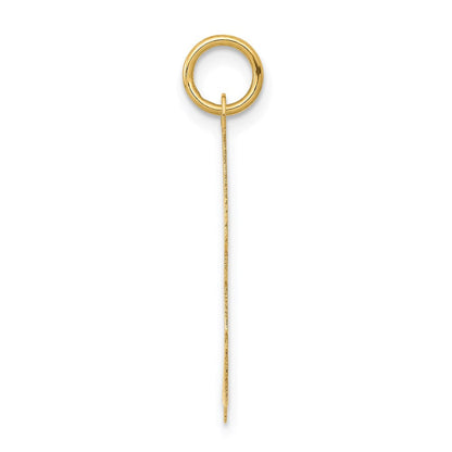 14K Gelbgold.011 Depth Gravierbar Junge Kopf Charm