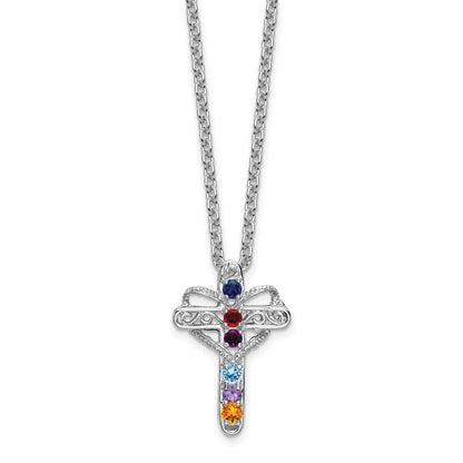 14K Weißgold Echtes Mutterkreuz-Anhänger** Anmerkung zur Korrektur: Da "Anhänger" maskulin ist, lautet die grammatikalisch korrekte Form: **14K Weißgold Echter Mutterkreuz-Anhänger