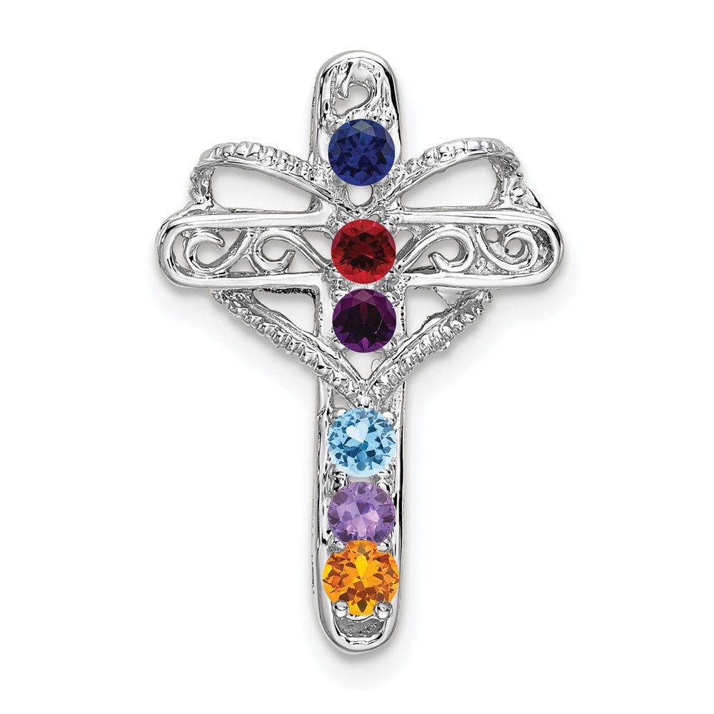 14K Weißgold Echtes Mutterkreuz-Anhänger** Anmerkung zur Korrektur: Da "Anhänger" maskulin ist, lautet die grammatikalisch korrekte Form: **14K Weißgold Echter Mutterkreuz-Anhänger