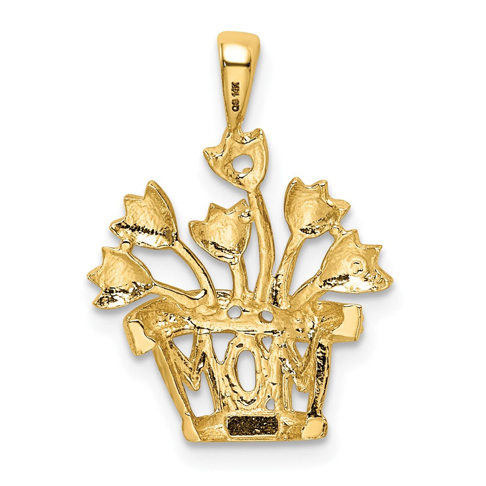 14K Diamant-Anhänger für Mütter mit echten AA-Diamanten
