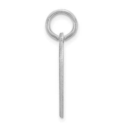Sterlingsilber Silber/rhodiniert Klein Herz Plättchen Name Charm