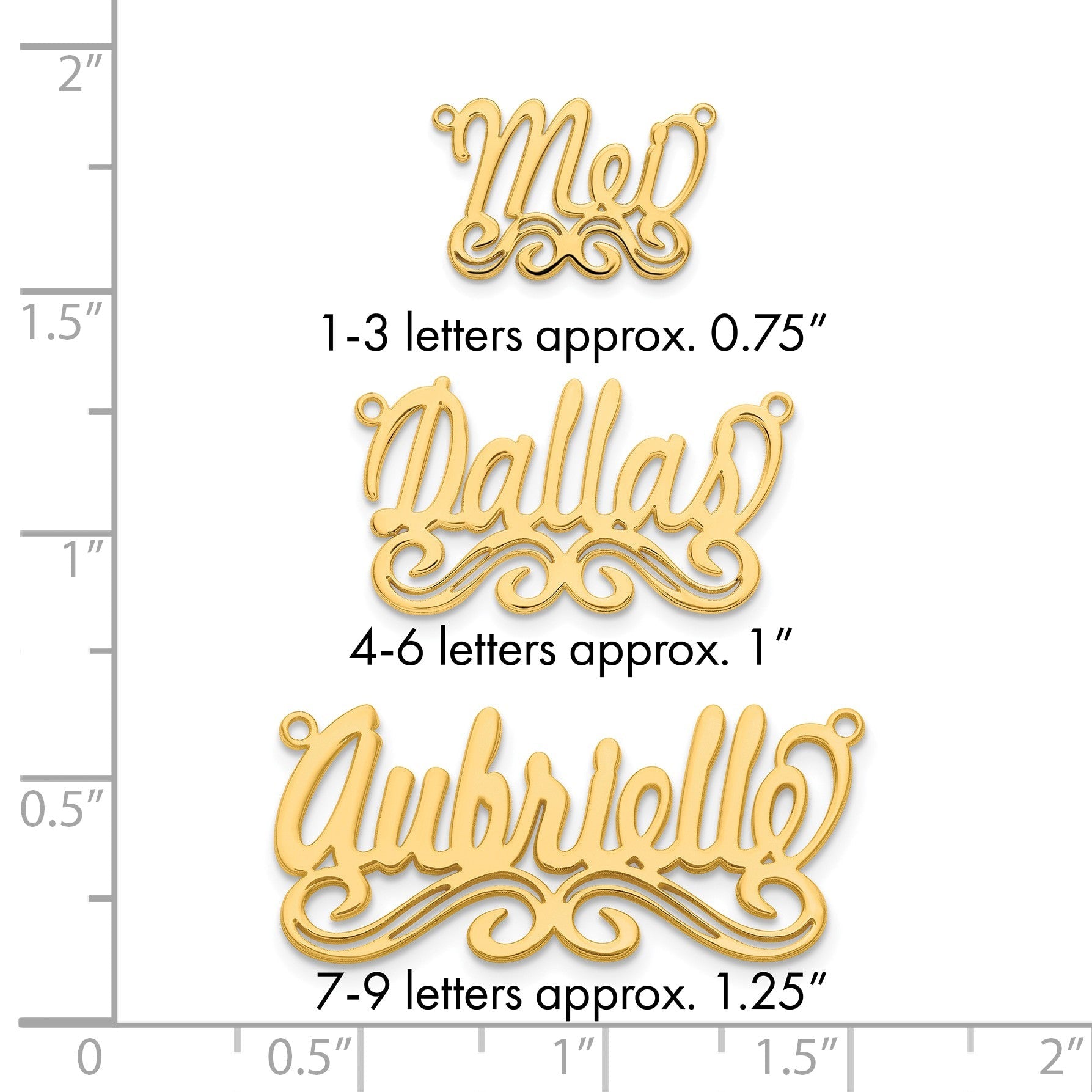 Vergoldet Sterlingsilber /gold Klein Poliert Name Platte