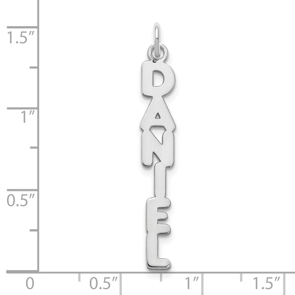 Sterlingsilber Silber/rhodiniert Kimberly Schriftart Name Platte Charm