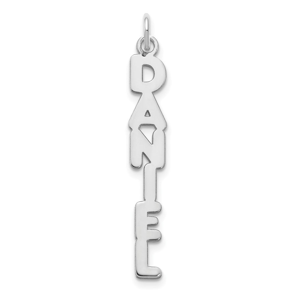 Sterlingsilber Silber/rhodiniert Kimberly Schriftart Name Platte Charm