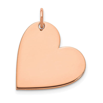 14K Roségold 14K Roségold Rohling Herz Charm