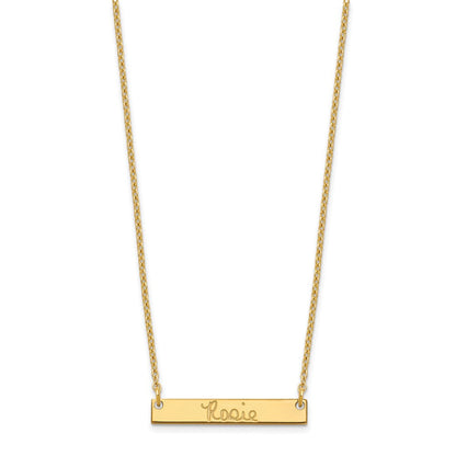 Vergoldet Sterlingsilber /gold Klein Signature Stab Halskette