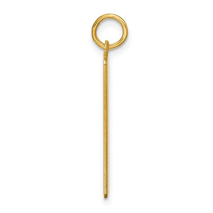 14K Gelbgold 14K Gelbgold Mittel Rohling Stab Charm