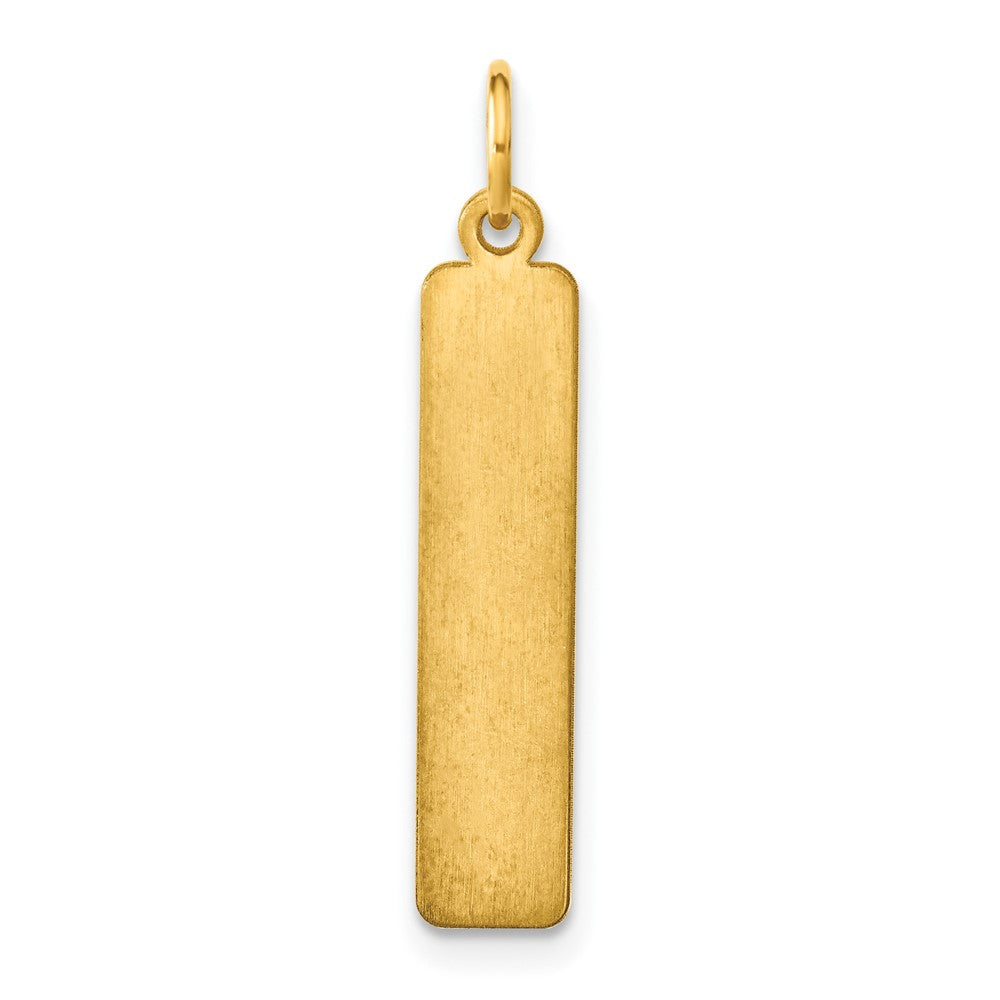 14K Gelbgold 14K Gelbgold Mittel Rohling Stab Charm