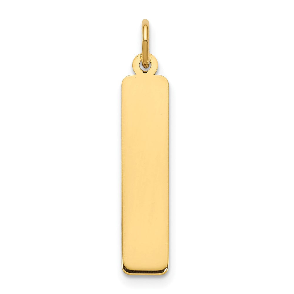 14K Gelbgold 14K Gelbgold Mittel Rohling Stab Charm