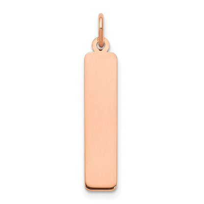 14K Roségold 14K Roségold Mittel Rohling Stab Charm