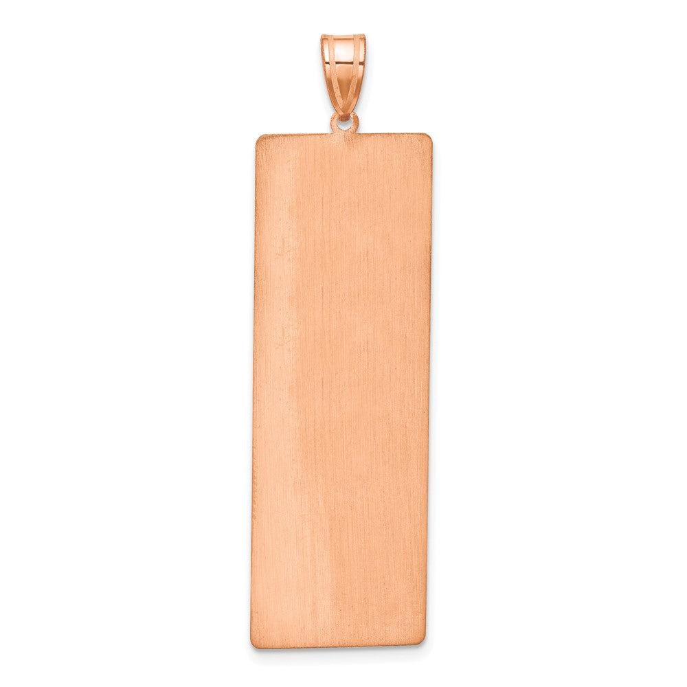 14K Roségold 2 Name Familie Anhänger