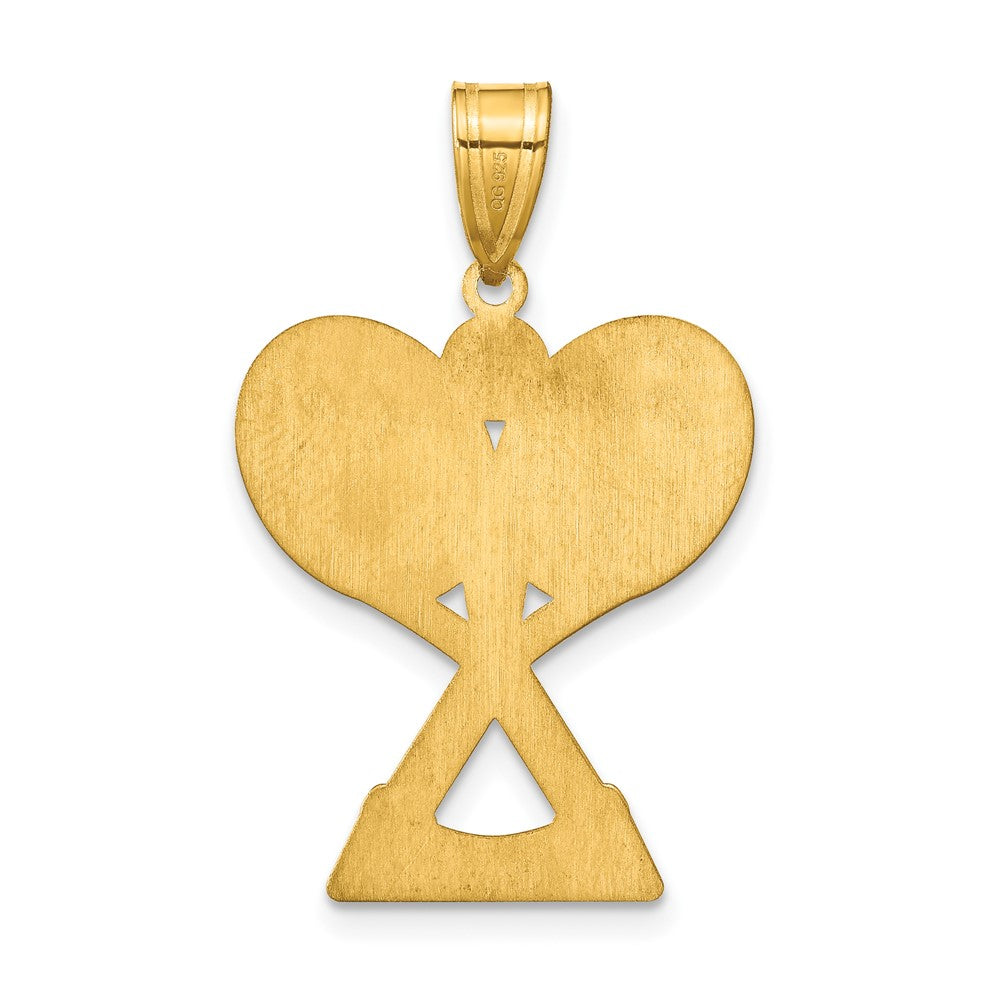 Vergoldet Sterlingsilber /gold Personalisiert Tennis Anhänger