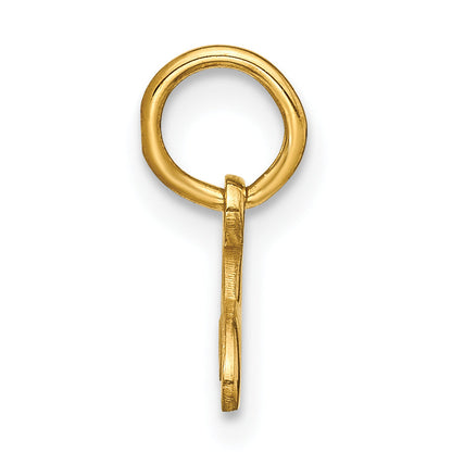 14K Gelbgold 14ky Upper Gehäuse Buchstabe A Initiale Charm