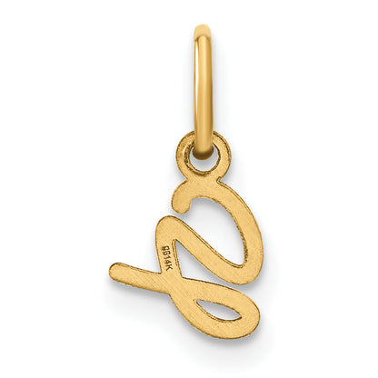14K Gelbgold 14ky Upper Gehäuse Buchstabe G Initiale Charm