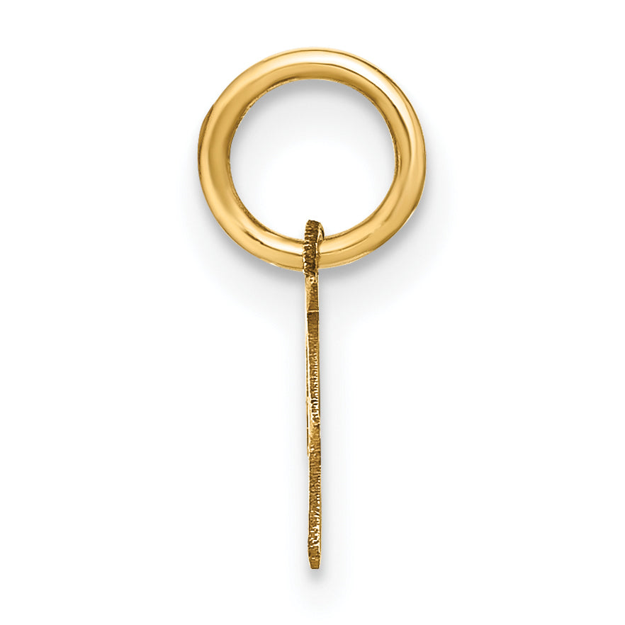 14K Gelbgold 14ky Upper Gehäuse Buchstabe P Initiale Charm