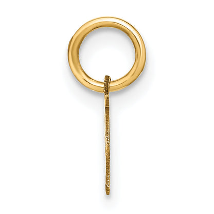 14K Gelbgold 14ky Upper Gehäuse Buchstabe P Initiale Charm