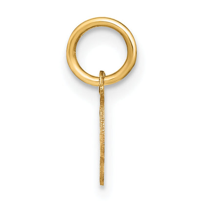 14K Gelbgold 14ky Upper Gehäuse Buchstabe S Initiale Charm